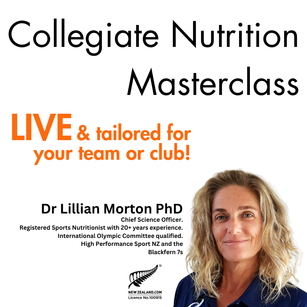 Collegiate Nutrition Masterclass - LIVE